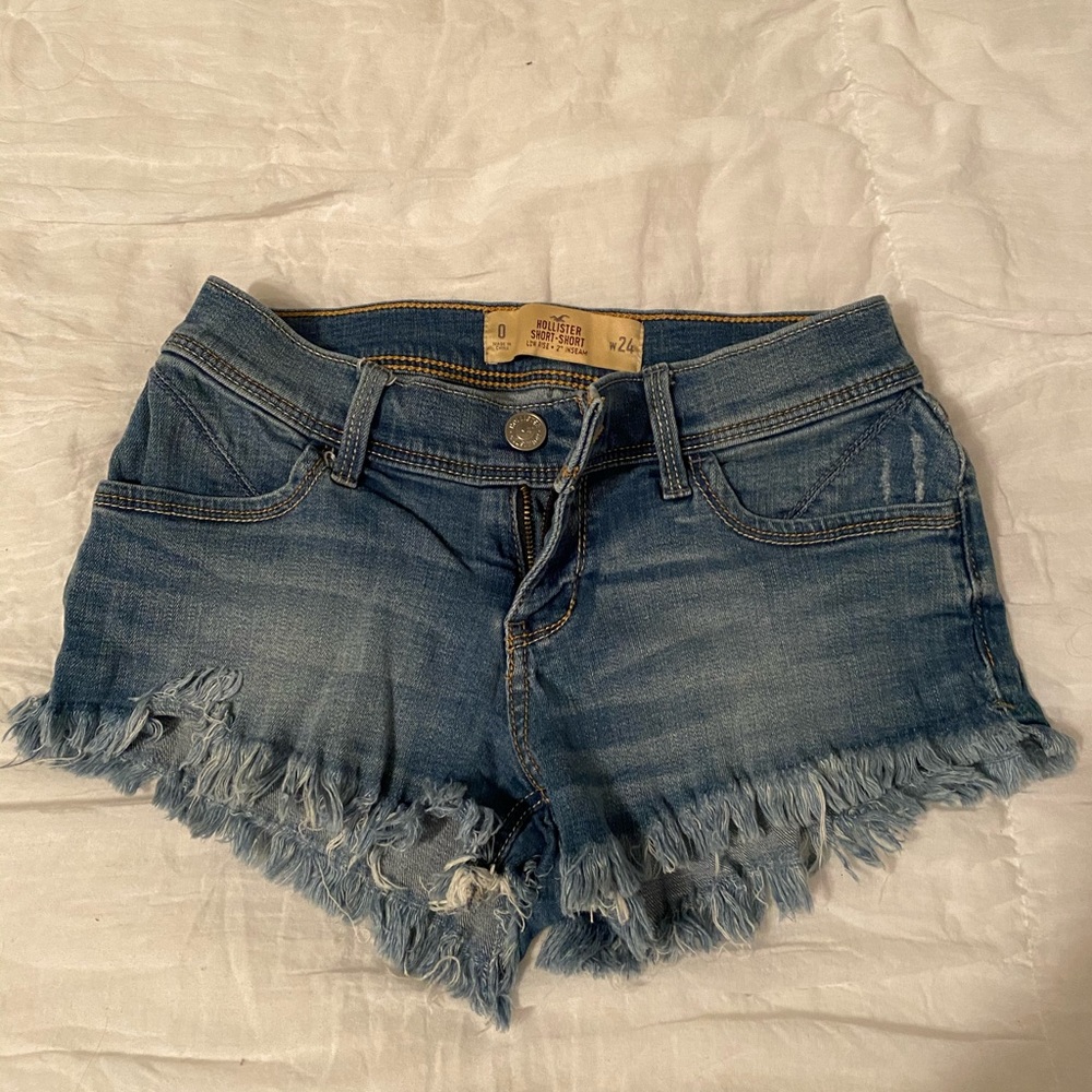 Hollister jean shorts